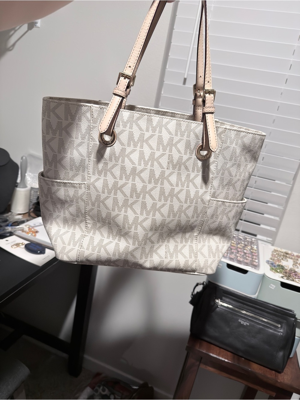 MK Tote (White)